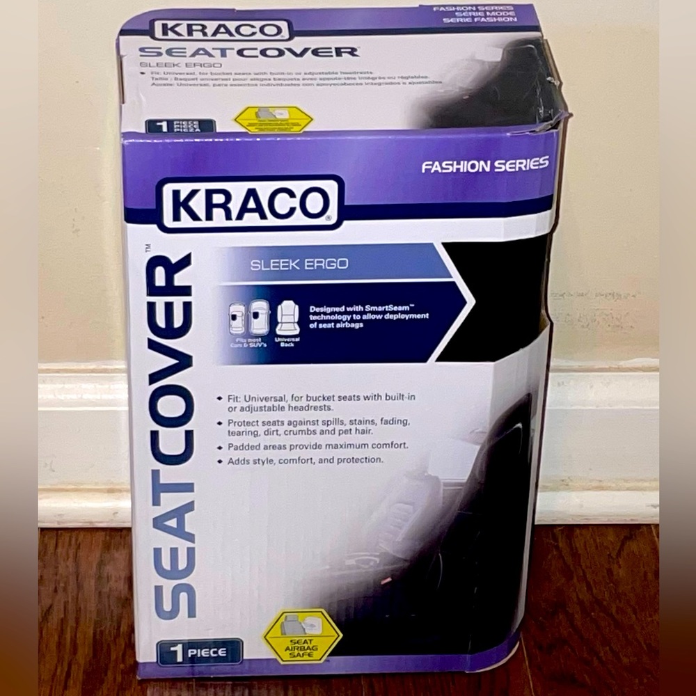 NWT KRACO Euro Car Seat Covers sold as a pair price includes 2 Car Seats